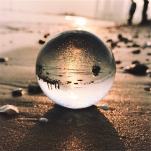 Esferas de <span class=keywords><strong>Cristal</strong></span> Transparente K9, Bola de <span class=keywords><strong>Cristal</strong></span> Mágica, 30-200mm, Adorno Esférico Transparente para Decoración - Product Image 4
