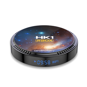 2023 phương tiện truyền thông máy nghe nhạc 2GB 4GB kép Wifi BT4.1 bằng giọng nói điều khiển từ xa <span class=keywords><strong>Android</strong></span> TV 11 hộp HK1 rbox w2t Amlogic s905w2 ATV hộp - Product Image 1
