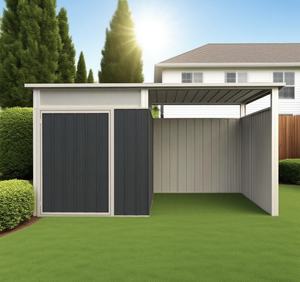 โรงเก็บของอเนกประสงค์กลางแจ้ง CC1005 โครงเหล็ก โรงเก็บของเหล็กขนาดใหญ่ - Product Image 2