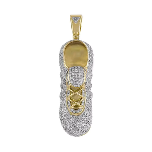 Pendentif Hip Hop Exclusif en Diamant de Laboratoire Premium, Argent Sterling 925 Plaqué Rhodium, Collier Scintillant Effet Glacé, Charme de Luxe - Product Image 5