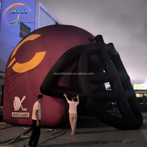 Tunnel gonflable géant pour sports de plein air, modèle <span class=keywords><strong>casque</strong></span> de <span class=keywords><strong>football</strong></span>, impression numérique pour souffleur de fête américain - Product Image 1