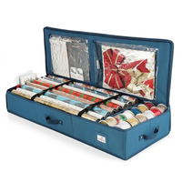 Boîte de rangement pour rouleaux de papier cadeau de Noël, nouvelle conception, boîte de rangement extérieure étanche en tissu
