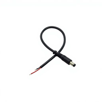 Câble d'alimentation DC5521 mâle vers fil étamé dénudé UL2464 20AWG pour équipement CCTV, LED et esthétique