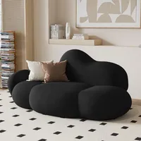 Ensemble sectionnel Chesterfield capitonné moins cher, canapé-lit nuage et mobilier de salon rembourré pour usage intérieur
