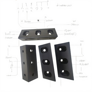 Đen nhôm đùn hồ sơ kết nối L hình dạng khung 40120 Sim đua buồng lái phẳng góc phải uốn T3-T8 nóng tính han TE - Product Image 3
