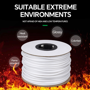Tube de marquage imprimable souple blanc de type prune, diamètre 2 mm, gaine de câble isolée en <span class=keywords><strong>PVC</strong></span>, rouleau de <span class=keywords><strong>100</strong></span> m, 600 V - Product Image 4
