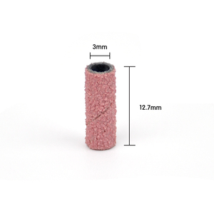 3mm Mini <b>Pink</b> Nail Sanding Bands Manicure Grinding Heads Nails Gel Removing Tool - Product Image 2