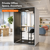 Cabines de bureau insonorisées pour intérieur, cabine téléphonique à vendre, mobilier de bureau, cabine insonorisée portable pour le travail