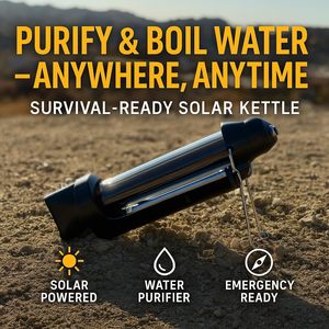 <span class=keywords><strong>Calentador</strong></span> de agua <span class=keywords><strong>solar</strong></span> de 38oz, <span class=keywords><strong>calentador</strong></span> de agua <span class=keywords><strong>solar</strong></span> de 16,9 oz, hervir agua del sol sin llamas ni energía - Product Image 4