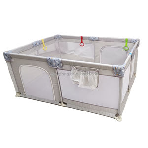 Parc de jeu intérieur pour bébé, norme européenne, avec <span class=keywords><strong>porte</strong></span> facile à installer, grand espace pour les voyages, utilisable en extérieur et en chambre - Product Image 3