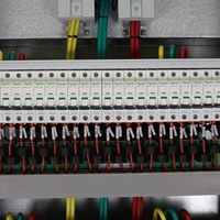 Armoire de commande électrique personnalisée avec écran tactile PLC HMI, panneau de distribution, prix direct fabricant