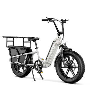 <span class=keywords><strong>Vélo</strong></span> <span class=keywords><strong>cargo</strong></span> <span class=keywords><strong>électrique</strong></span> pliable K008 20 pouces à longue queue, pour trajets urbains, idéal pour la famille, les enfants, les animaux domestiques, avec grand porte-bagages pour le transport en ville - Stock UE - Product Image 1