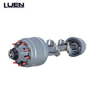 Essieu de remorque de type américain à frein à disque pneumatique, capacité de charge nominale 20T, pour semi-remorque <span class=keywords><strong>porte</strong></span>-voitures - Product Image 2