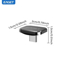 EAGET U8C Memoria USB para Auto, Venta al por Mayor, Regalo Corporativo, Pendrive, Mini Memoria USB, Llavero de Aleación de Zinc, Memoria USB de Lujo