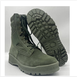 TSB21 Ankle Light Weight Outdoor Sports Hiking Hunting Camping Boots Breathable Green Suede Rubber Outsole - Product Image 5