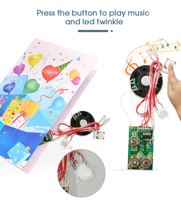 Módulos de Sonido para Tarjetas de Felicitación de Cumpleaños OEM, Chips de Sonido con Música de Cumpleaños Pregrabada para Tarjetas de Felicitación con Luces LED Intermitentes - Product Image 5