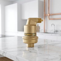 Valve de ventilation automatique avec buse d'évacuation