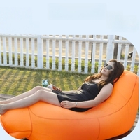 Chaise longue gonflable, canapé d'extérieur, lit de jour gonflable, canapé gonflable de plage personnalisé, transat gonflable 	 Lit de camping