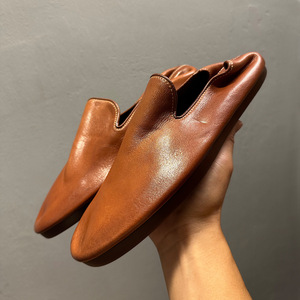 Men's Casual Loafers Brown Pointed Toe <b>Slip</b> <b>On</b> Soft Sole Low Heel Breathable Non <b>Slip</b> For Business Driving - Product Image 1