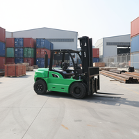 Chariot élévateur diesel 5, 6, 7, 8 tonnes avec rotateur à 360 degrés, accessoires de préhension pour rouleaux de papier/pneus/réfrigérateurs et déplacement latéral