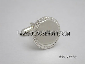 Jingzhanyi fabbrica 925 gemelli da uomo in argento Sterling Link di alta gioielleria per matrimonio e regali di san valentino per papà - Product Image 2