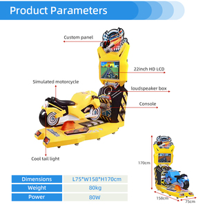 Simulatore di Guida per Videogiochi a Moneta con Schermo da 22 Pollici, Macchina Arcade per Parchi Divertimento e Sale Giochi - Product Image 5