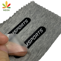 Étiquettes personnalisées de transfert de chaleur en caoutchouc de silicone haute densité pour vêtement Design en relief lettre nom logo