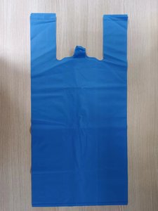 Eco Friendly <b>Compostable</b> Packaging 100% Biodegradable Corn Starch Side Gusset Shopping T-shirt <b>Bags</b> Vest Handle Recycled - Product Image 6