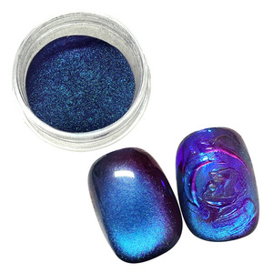 Pigmento Magnético Ojo de Gato Camaleón Azul, Polvo Magnético <span class=keywords><strong>para</strong></span> Esmalte de <span class=keywords><strong>Uñas</strong></span> en Gel <span class=keywords><strong>UV</strong></span>, Materia Prima, Dispersión Ultrafina, Venta al Por Mayor - Product Image 5