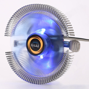 <b>Cpu</b> Cooler 120x120x25mm Blue Led Aluminum <b>Heatsink</b> 2800 Rpm Fluid Bearing 3pin 4pin For Processor Cooling - Product Image 3