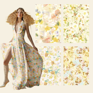 2025 Maßgeschneiderter Digitaldruck Glitzerstoff 100% Polyester Glänzender Organza Seidenähnlicher Satin für Kleidung & Heimtextilien für Vorhänge - Product Image 1