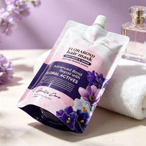 Sachet Doypack Personnalisé en Gros avec Bec Verseur, Pochette Plastique Refermable pour Emballage de Liquides (Lotion Corporelle, Détergent) de 500 ml - Product Image 2