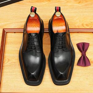 Zapatos de Vestir de Cuero para Hombre al por Mayor, Zapatos de Boda Hechos a Mano, Zapatos Formales a la Moda Hechos a Medida - Product Image 5