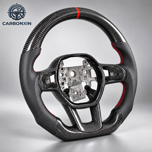 Volante Deportivo de Fibra de Carbono Forjado con Luces LED para Honda HRV Civic Accord 11.ª Generación Si Type R Fk7 Inspire 2022 2024 - Product Image 3