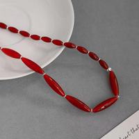 Perles de pierres précieuses en agate rouge AA en gros, cristal pour la fabrication de bijoux de mode, 9 tailles disponibles, environ 380 mm