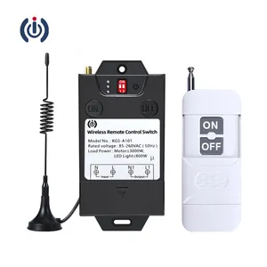 Long lifespan water well pressure switch with remote control wireless relay switch 433MHz