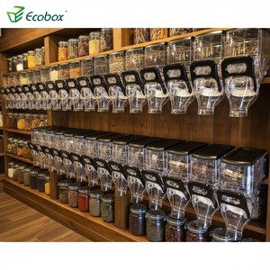 Dispensador <span class=keywords><strong>de</strong></span> Alimentos por Gravedad Montado en la Pared, Dispensador <span class=keywords><strong>de</strong></span> Especias en Polvo para <span class=keywords><strong>Supermercado</strong></span> - Product Image 4