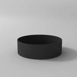 2020 नवीनतम नई आधुनिक डिजाइन कृत्रिम पत्थर बेसिन सफेद, भूरे काले रंग में उपलब्ध