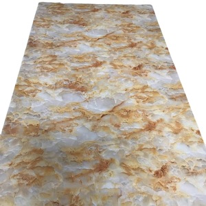 Feuille de <span class=keywords><strong>marbre</strong></span> <span class=keywords><strong>PVC</strong></span> ignifuge Offre Spéciale panneau UV respectueux de l'environnement pour la décoration d'hôtel coupe personnalisée <span class=keywords><strong>dalle</strong></span> de <span class=keywords><strong>marbre</strong></span> traitée - Product Image 3