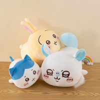 Set Boneka Chiikawa Lucu, Bantal Isi Kapas Lembut, Usagi Hachiware, Boneka Anime Kawaii untuk Anak-anak, Hadiah Ulang Tahun untuk Penggemar
