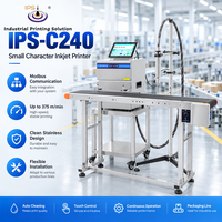 Imprimante jet d'encre CIJ IPS-C240 avec écran tactile pour codage de date, machine de marquage de données variables pour matériaux d'emballage