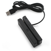 Lector de Tarjetas Inteligentes, Lector de Banda Magnética de Tres Pistas, Lector de Tarjetas con Chip IC/PC para Sistemas de Punto de Venta