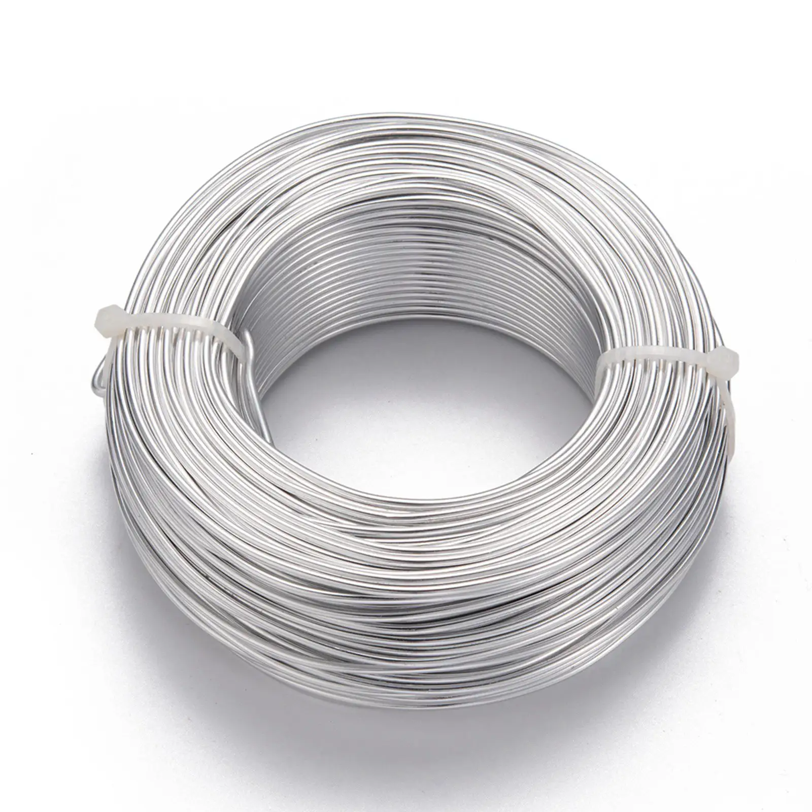 Pandahall 2mm Silver Metal Jewelry Craft Aluminum Wire