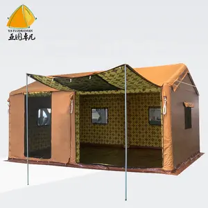 Tenda tiup berkemah luar ruangan, grosir 3*3M 4*6M 5*6M pemasok Arab Saudi Timur Tengah tenda udara tahan Air