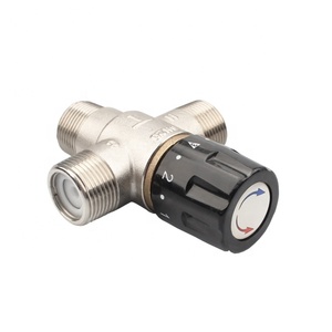 Válvula <span class=keywords><strong>mezcladora</strong></span> de ducha termostática de latón de <span class=keywords><strong>3</strong></span> vías para agua caliente Solar con temperatura constante BJ45004 - Product Image 6