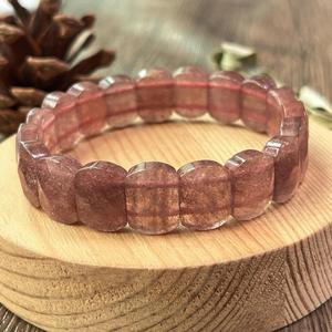Natural Stone <b>Bracelet</b> Colorful Glass Beaded Stress Management Seamless Logo Custom Design - Product Image 4