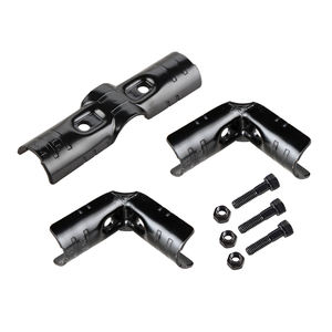 RELL קוטר 28mm צבעוני <span class=keywords><strong>ABS</strong></span> מצופה kaizen רזה צינור/צינור גמיש הרכבה מתכת מפרקי HJ-3/4BK/WZ - Product Image 5