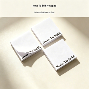 Bloc-notes minimaliste pour notes personnelles, papier de qualité supérieure - Product Image 2