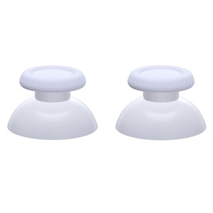 EXtremeRate Original White Joystick Thumb Sticks <b>Grip</b> for PS5 & PS4 <b>Controller</b> Thumbstick - Product Image 3