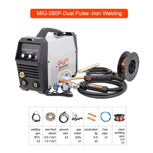 Machine à souder <span class=keywords><strong>MIG</strong></span> <span class=keywords><strong>MAG</strong></span> TIG MMA MINI ARC sans gaz CO2 approuvée CE pour l'acier - Product Image 3